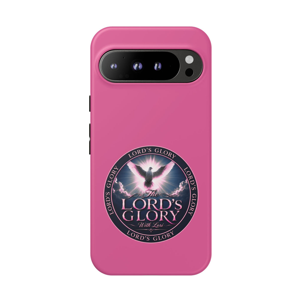 Christian Phone Case – "Lord's Glory with Lori" Dove Design Tough Case (Protective Phone Cover)