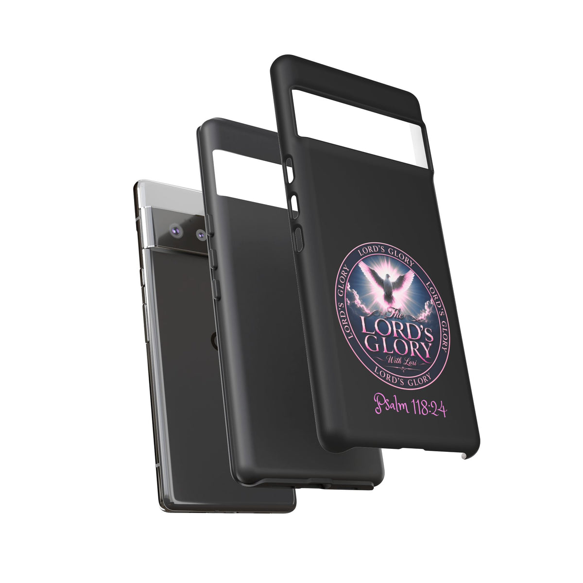 Christian Phone Case – "Lord's Glory with Lori" Dove Design Tough Case (Protective Phone Cover)