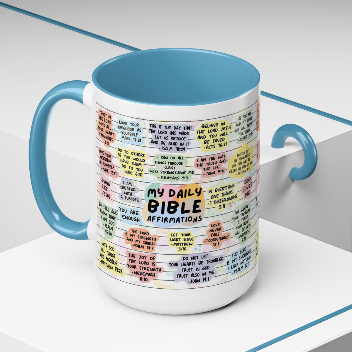 My Daily Bible Affirmations Coffee Mug 15oz/11oz