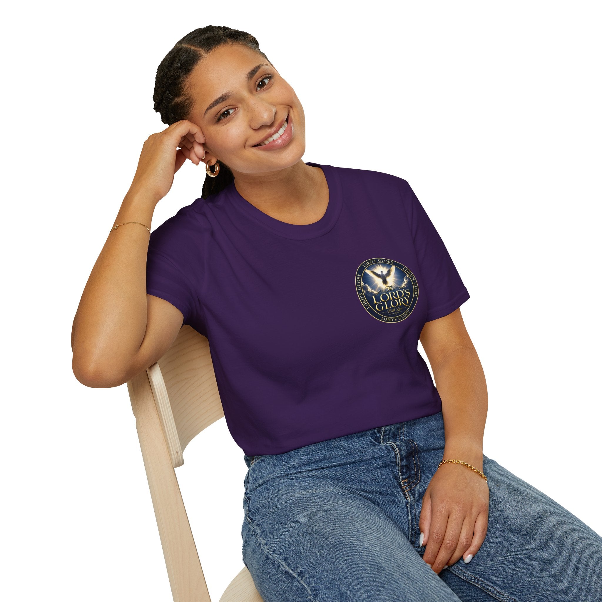 Lord's Glory with Lori Dove T‑Shirt — Christian Faith Logo Tee
