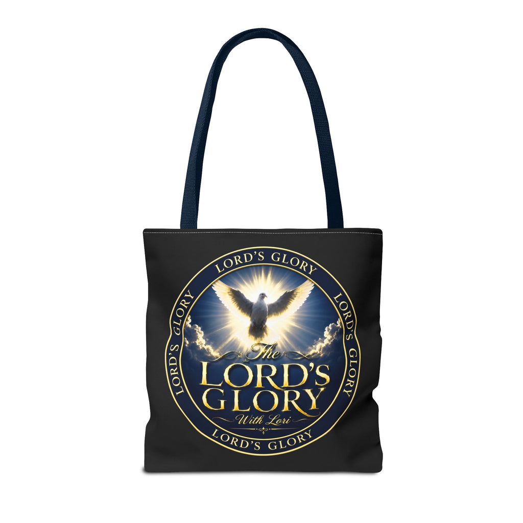 Tote Bag — "The Lord's Glory with Lori" Christian Dove Tote (Faith-Inspired Church Bag)