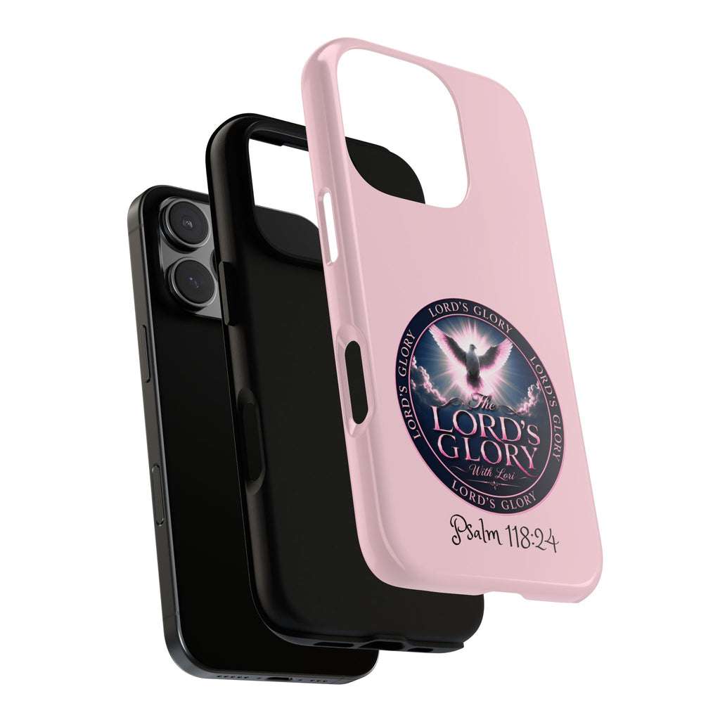 Christian Phone Case – "Lord's Glory with Lori" Dove Design Tough Case (Protective Phone Cover)