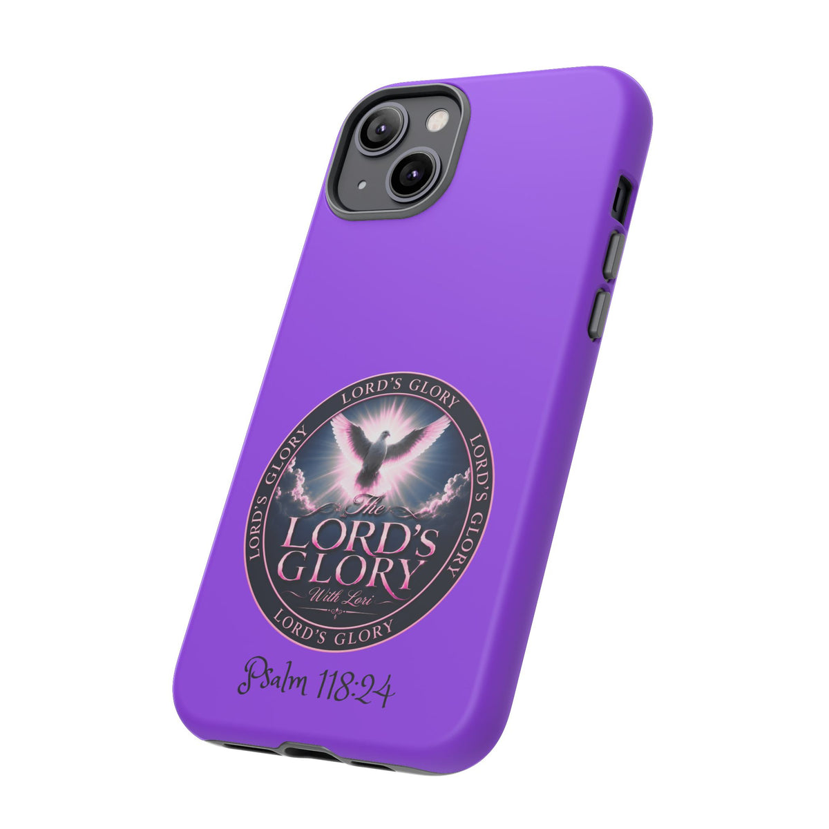 Christian Phone Case – "Lord's Glory with Lori" Dove Design Tough Case (Protective Phone Cover)