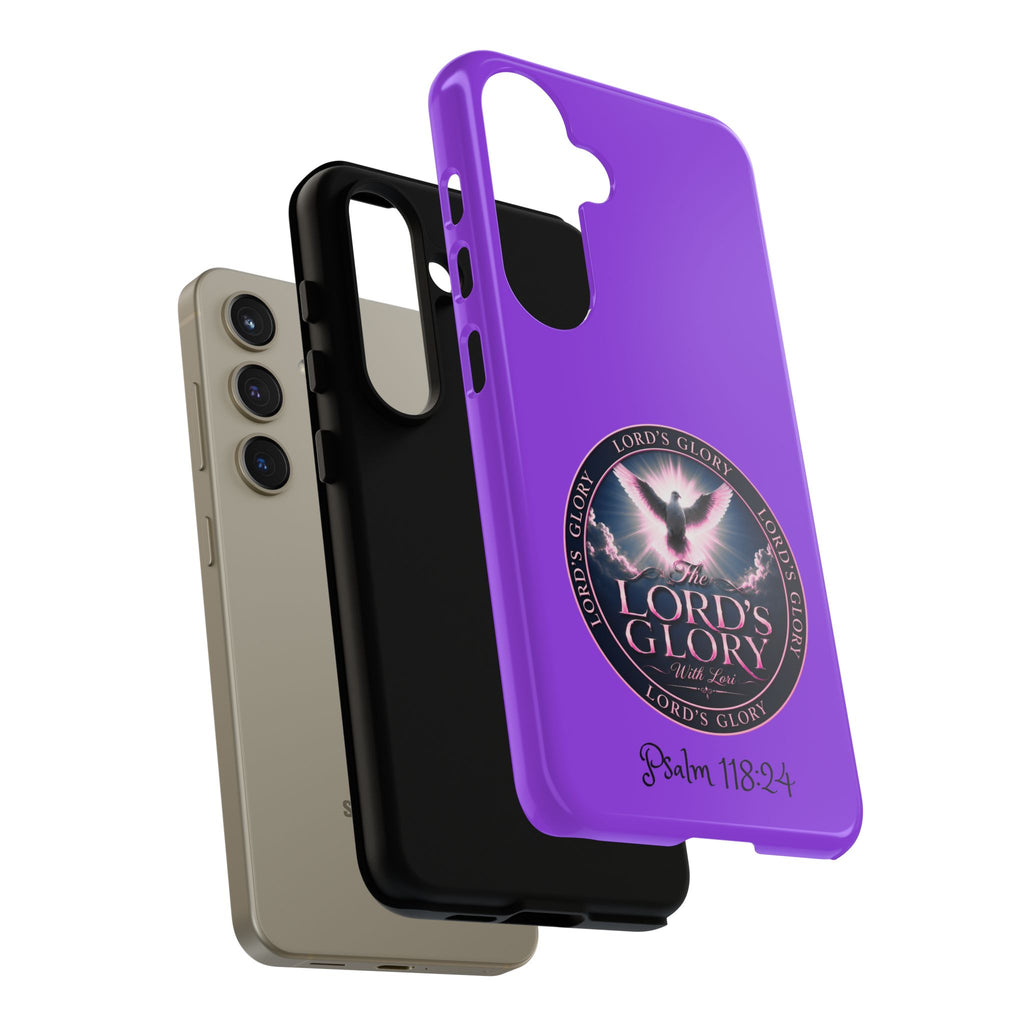 Christian Phone Case – "Lord's Glory with Lori" Dove Design Tough Case (Protective Phone Cover)