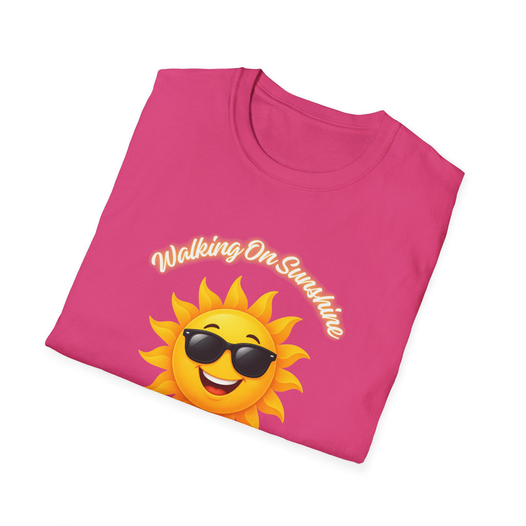 Sunshine Smiles T-Shirt — Sunglasses Sun with Psalm 118:24 Inspirational Tee
