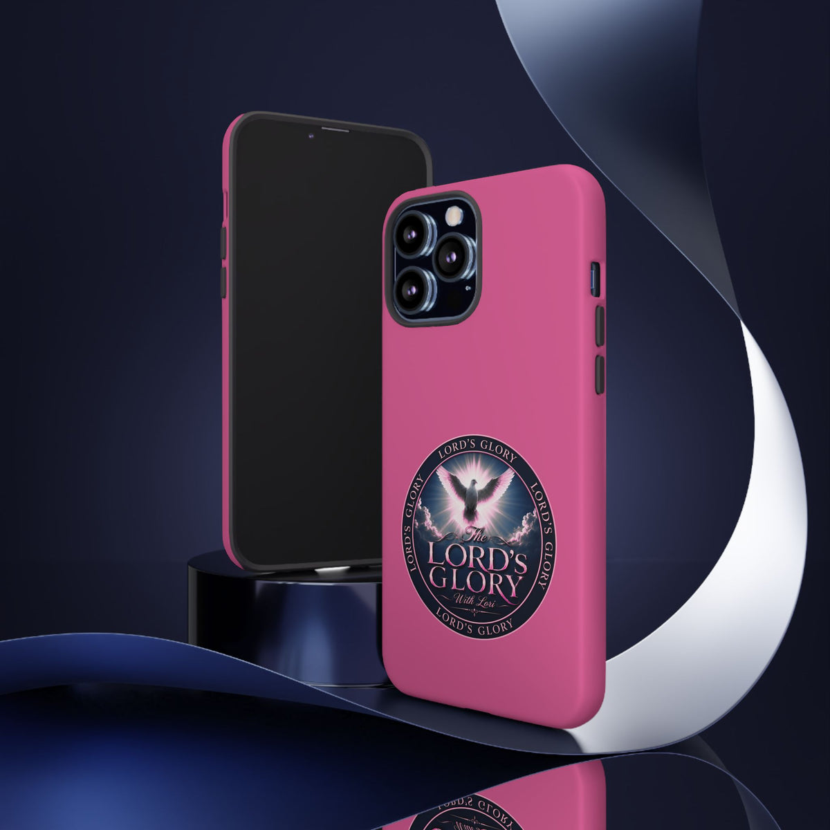 Christian Phone Case – "Lord's Glory with Lori" Dove Design Tough Case (Protective Phone Cover)