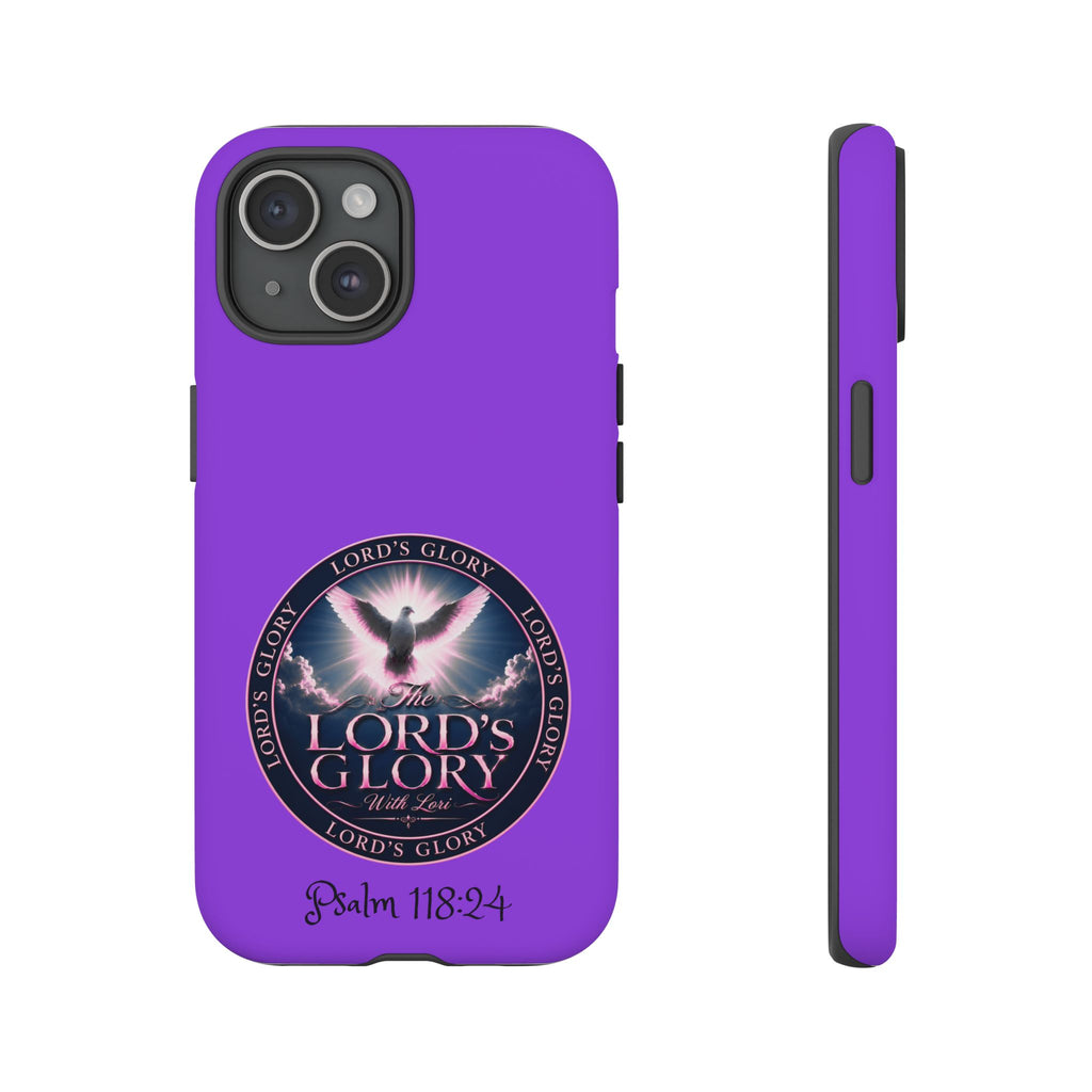Christian Phone Case – "Lord's Glory with Lori" Dove Design Tough Case (Protective Phone Cover)