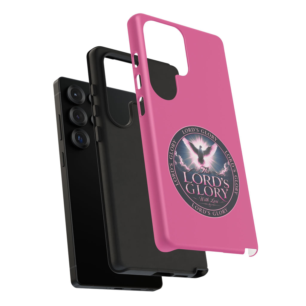 Christian Phone Case – "Lord's Glory with Lori" Dove Design Tough Case (Protective Phone Cover)