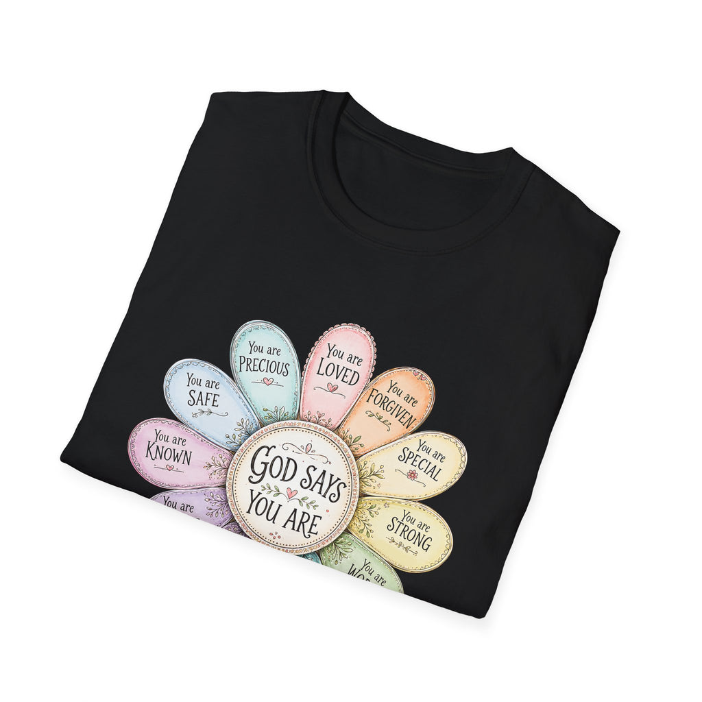 God Says You Are Loved Inspirational Christian T-Shirt