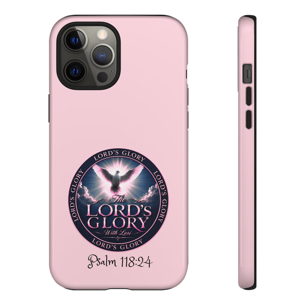 Christian Phone Case – "Lord's Glory with Lori" Dove Design Tough Case (Protective Phone Cover)