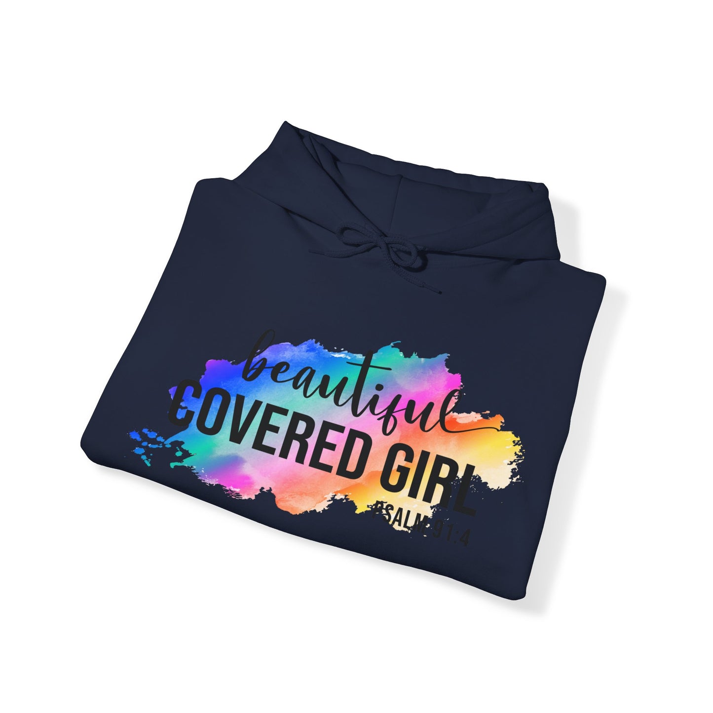 Beautiful Covered Girl - Unisex Heavy Blend Hooded Sweatshirt