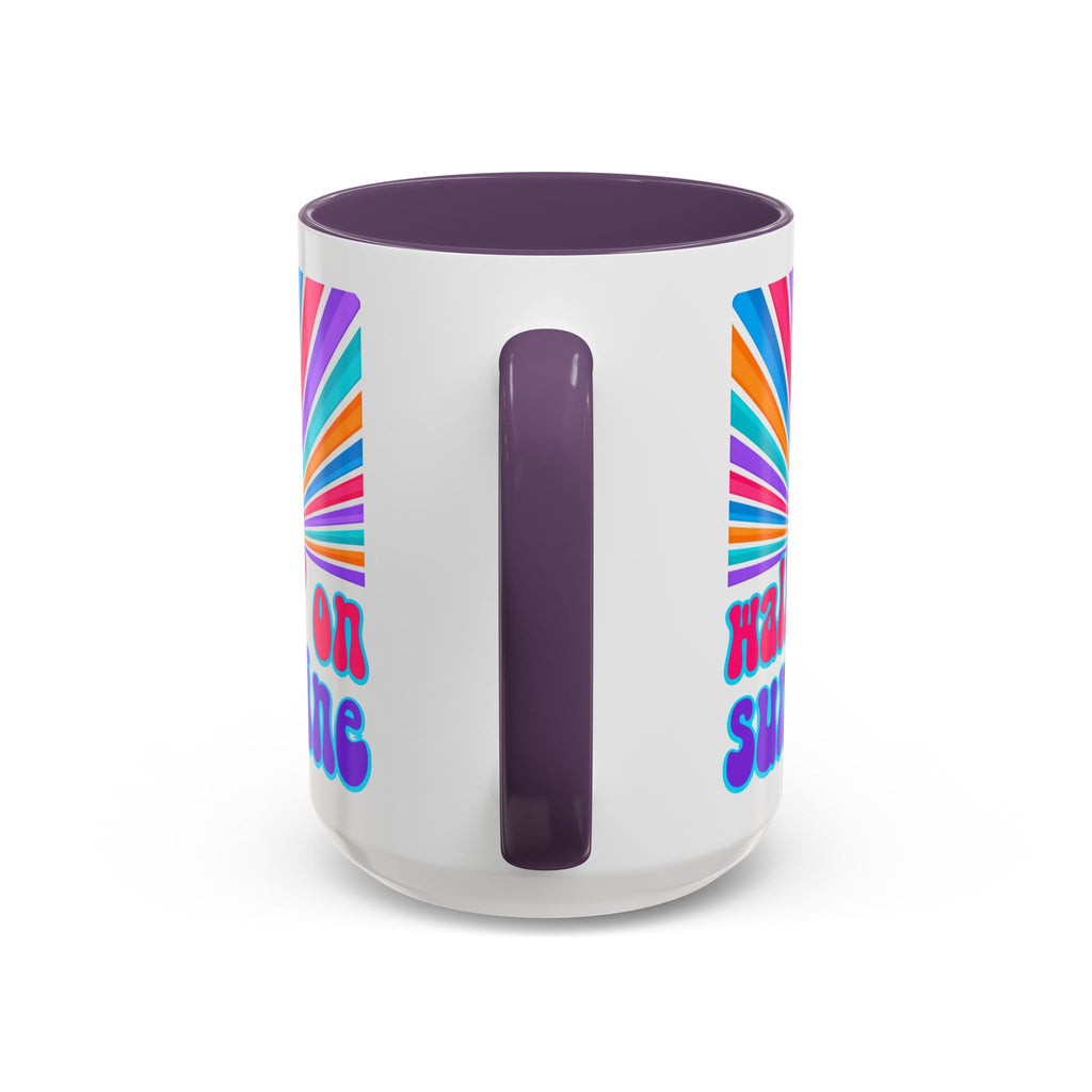 Coffee Mug — "Walkin' on Sunshine" Retro Psalm 118:24 Accent Mug