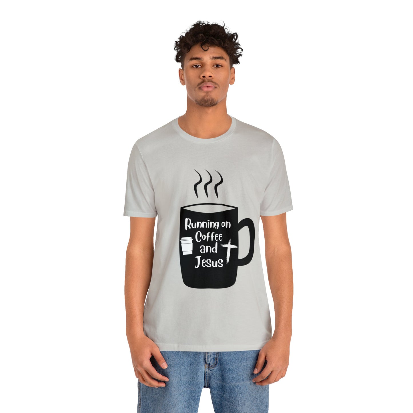 Coffee and JESUS - Unisex Jersey Short Sleeve Tee