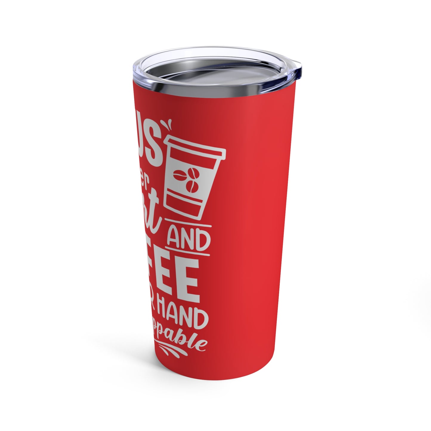 JESUS and Coffee - Red Tumbler 20oz