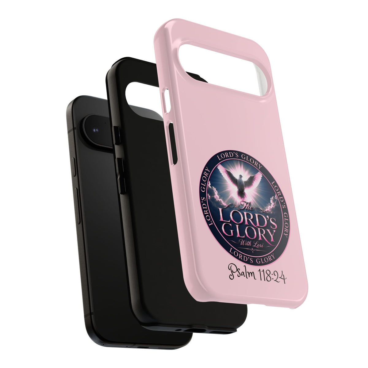 Christian Phone Case – "Lord's Glory with Lori" Dove Design Tough Case (Protective Phone Cover)