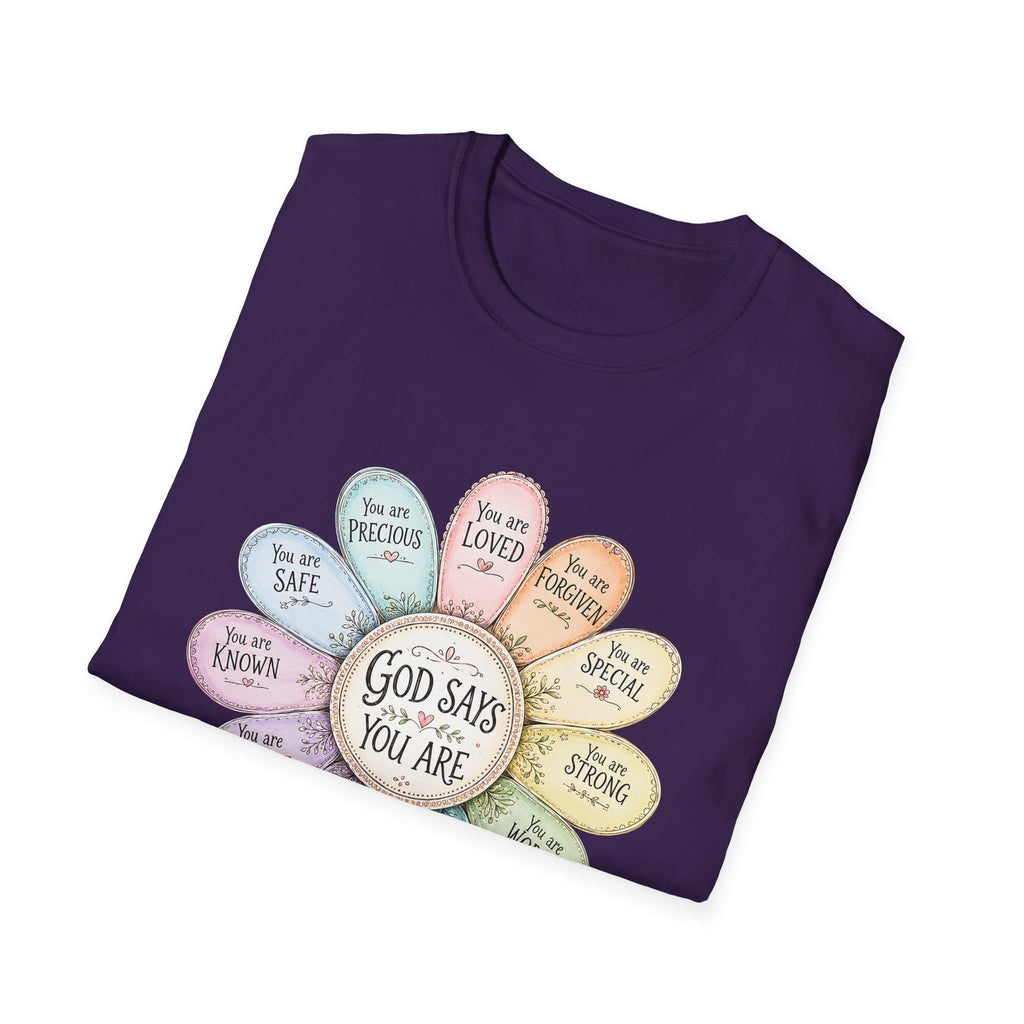 God Says You Are Loved Inspirational Christian T-Shirt