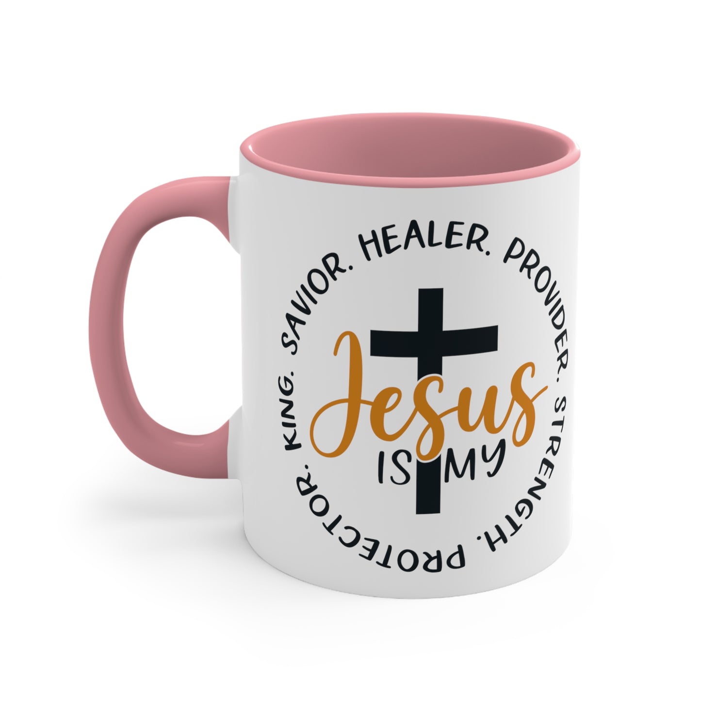 SAVIOR HEALER PROTECTOR - Accent Coffee Mug, 11oz