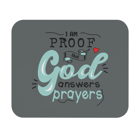 GOD Answers Prayers - Mouse Pad (Rectangle)