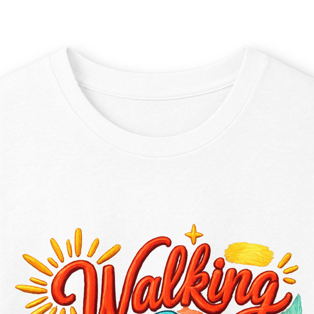 “Walking on Faith and Sunshine” Floral Long Sleeve Tee