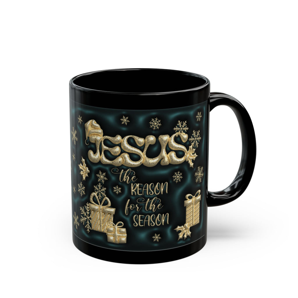 Jesus The Reason for the Season Mug, Christmas Coffee Cup, Holiday Gift, Religious Mug, Advent Celebration Drinkware
