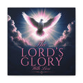 Christian Wall Art Canvas - "The Lord's Glory with Lori" Dove Print