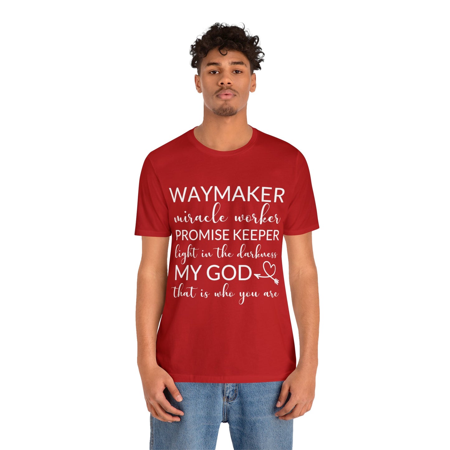 Waymaker Promise Keeper Light in the Darkness - Unisex Jersey Short Sleeve Tee