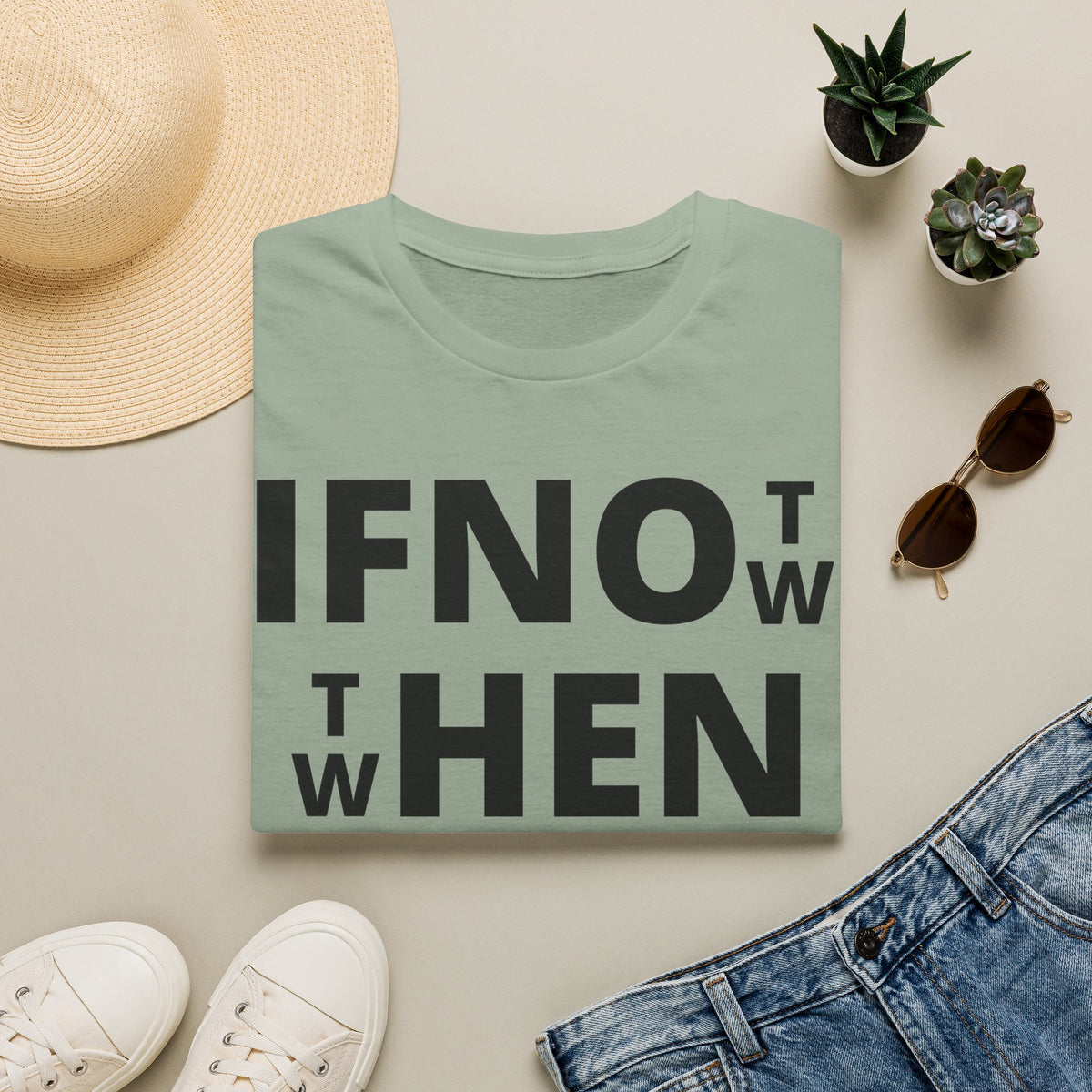 If Not Now Then When T-Shirt | Isaiah 55:6 Scripture Tee