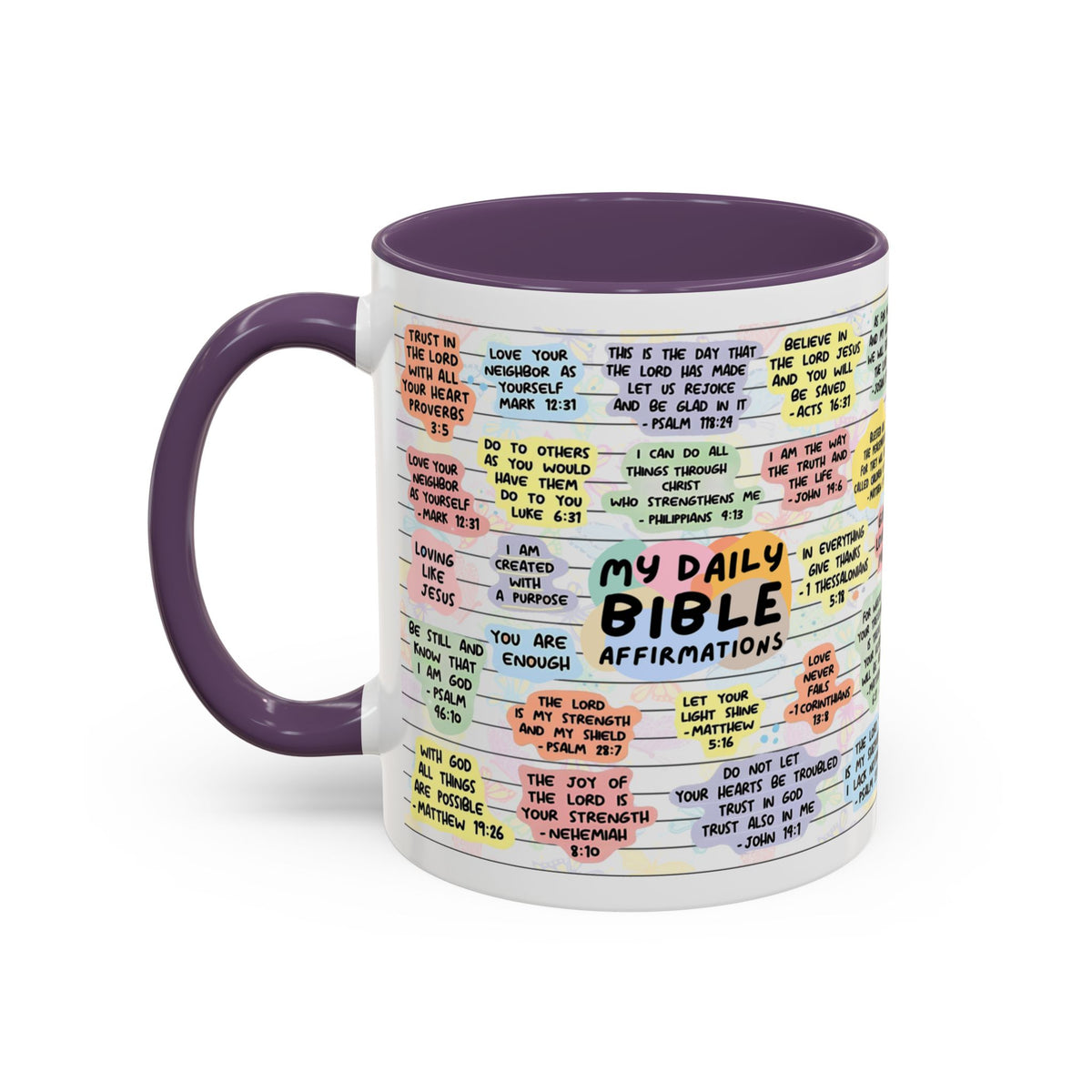 My Daily Bible Affirmations Coffee Mug 15oz/11oz