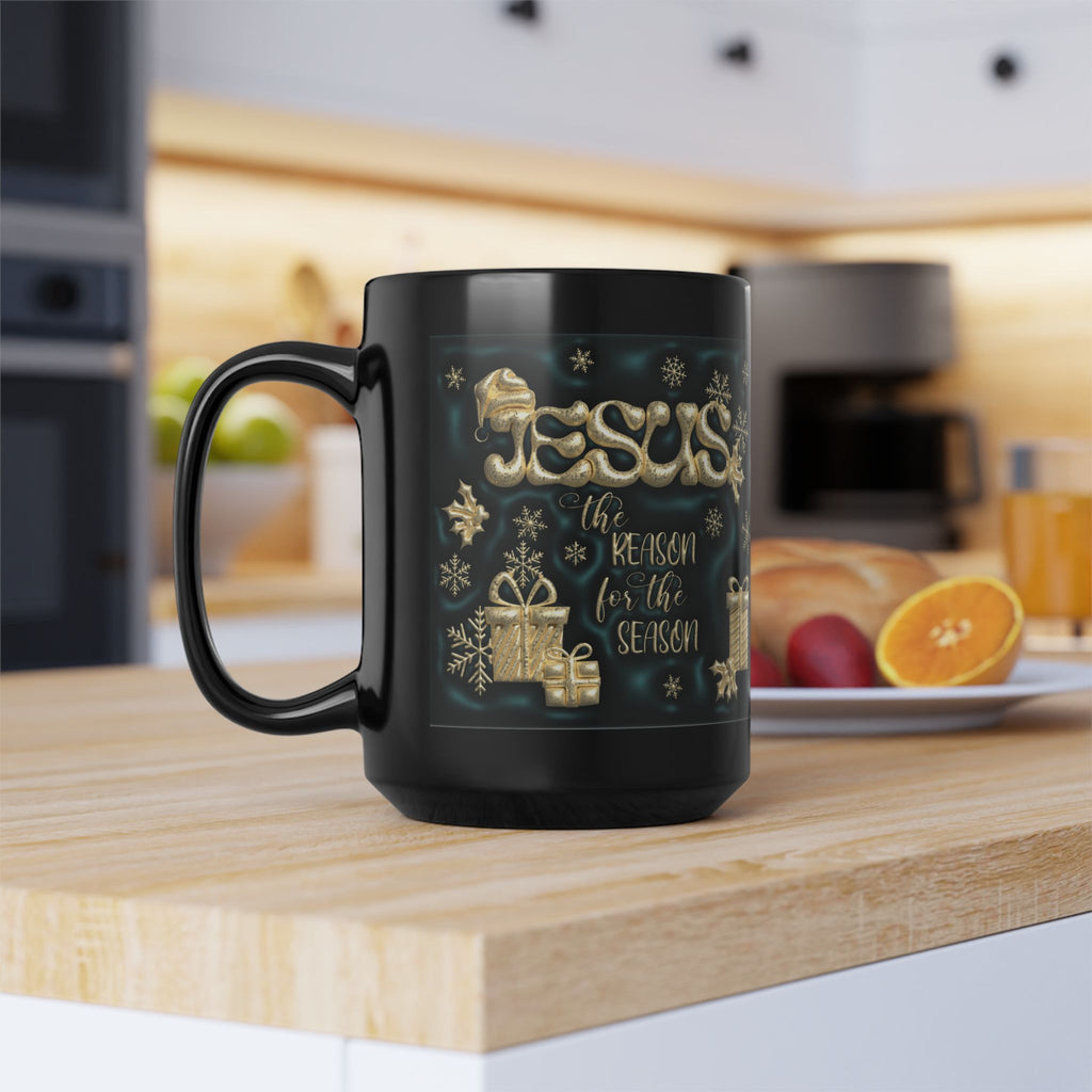 Jesus The Reason for the Season Mug, Christmas Coffee Cup, Holiday Gift, Religious Mug, Advent Celebration Drinkware