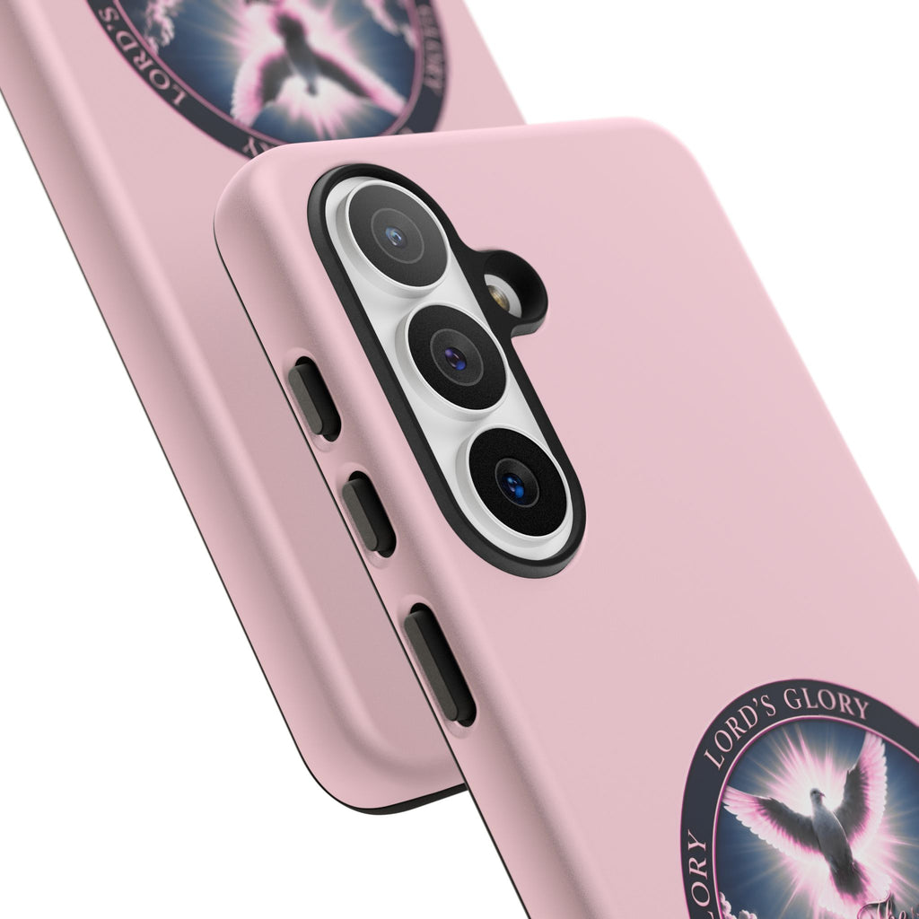 Christian Phone Case – "Lord's Glory with Lori" Dove Design Tough Case (Protective Phone Cover)