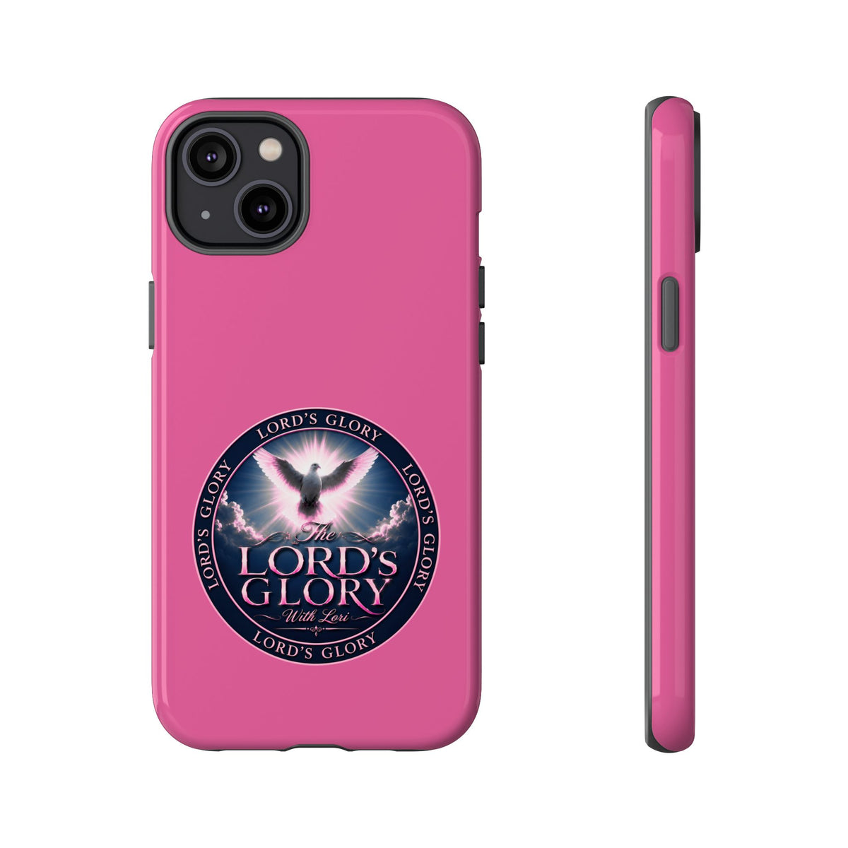 Christian Phone Case – "Lord's Glory with Lori" Dove Design Tough Case (Protective Phone Cover)