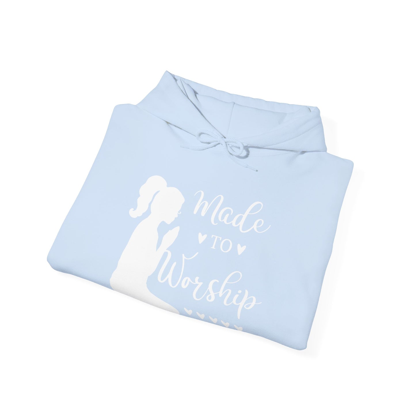 Made to Worship - Woman's Heavy Blend Hooded Sweatshirt