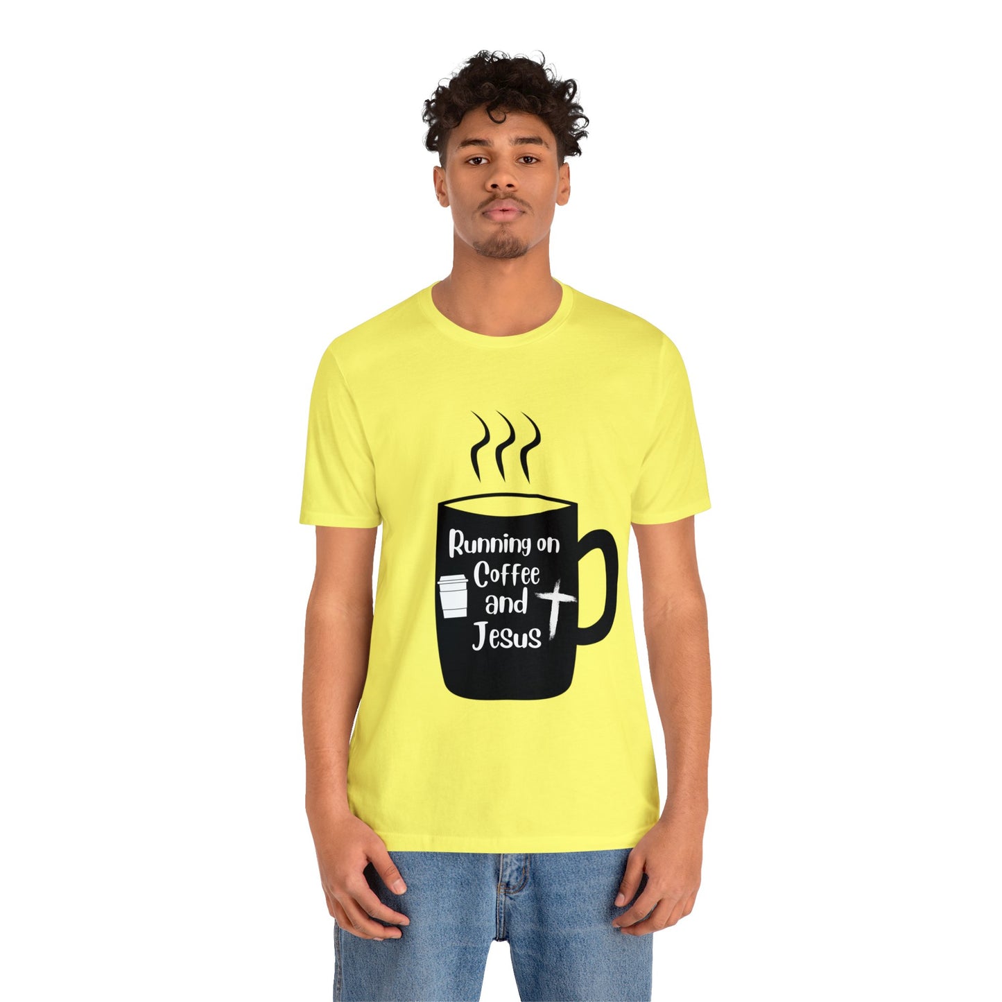 Coffee and JESUS - Unisex Jersey Short Sleeve Tee