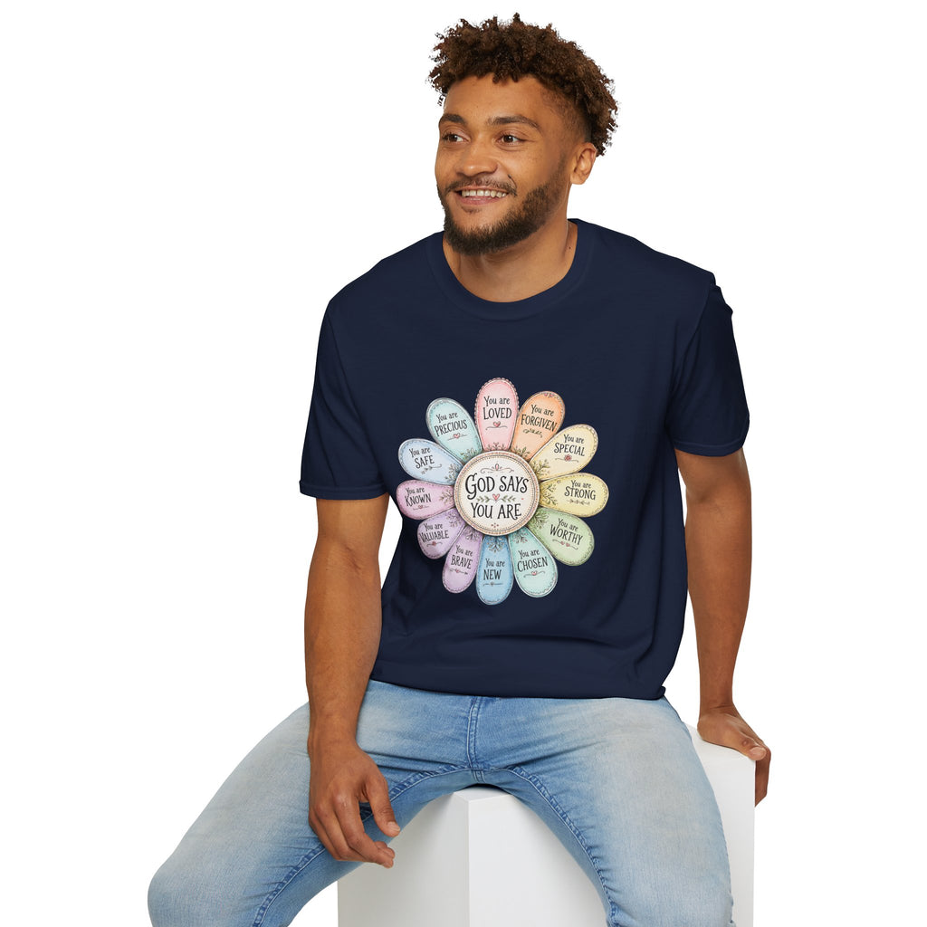God Says You Are Loved Inspirational Christian T-Shirt