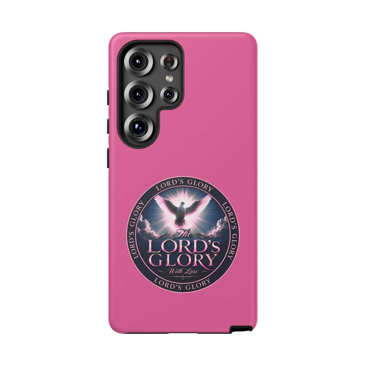 Christian Phone Case – "Lord's Glory with Lori" Dove Design Tough Case (Protective Phone Cover)