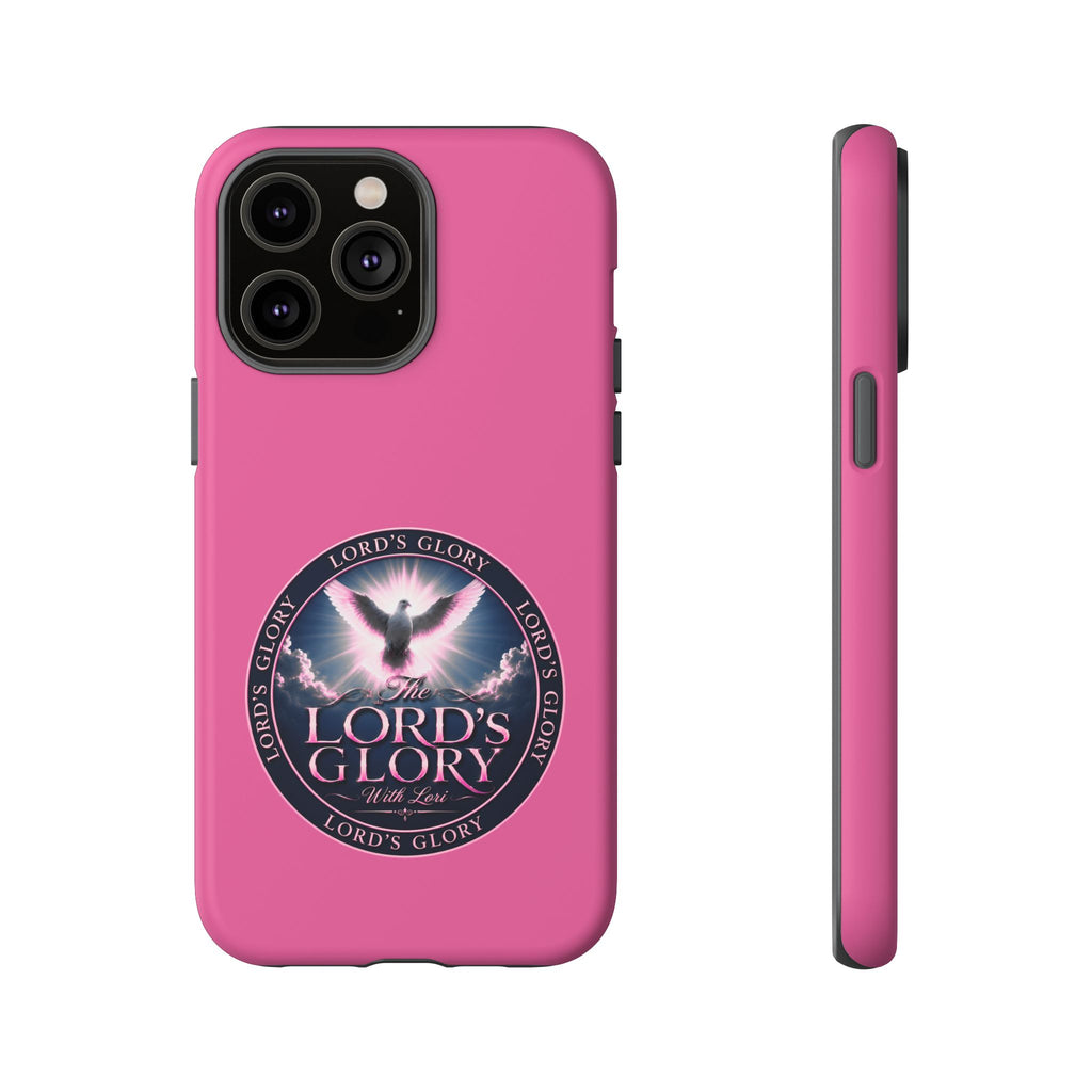 Christian Phone Case – "Lord's Glory with Lori" Dove Design Tough Case (Protective Phone Cover)