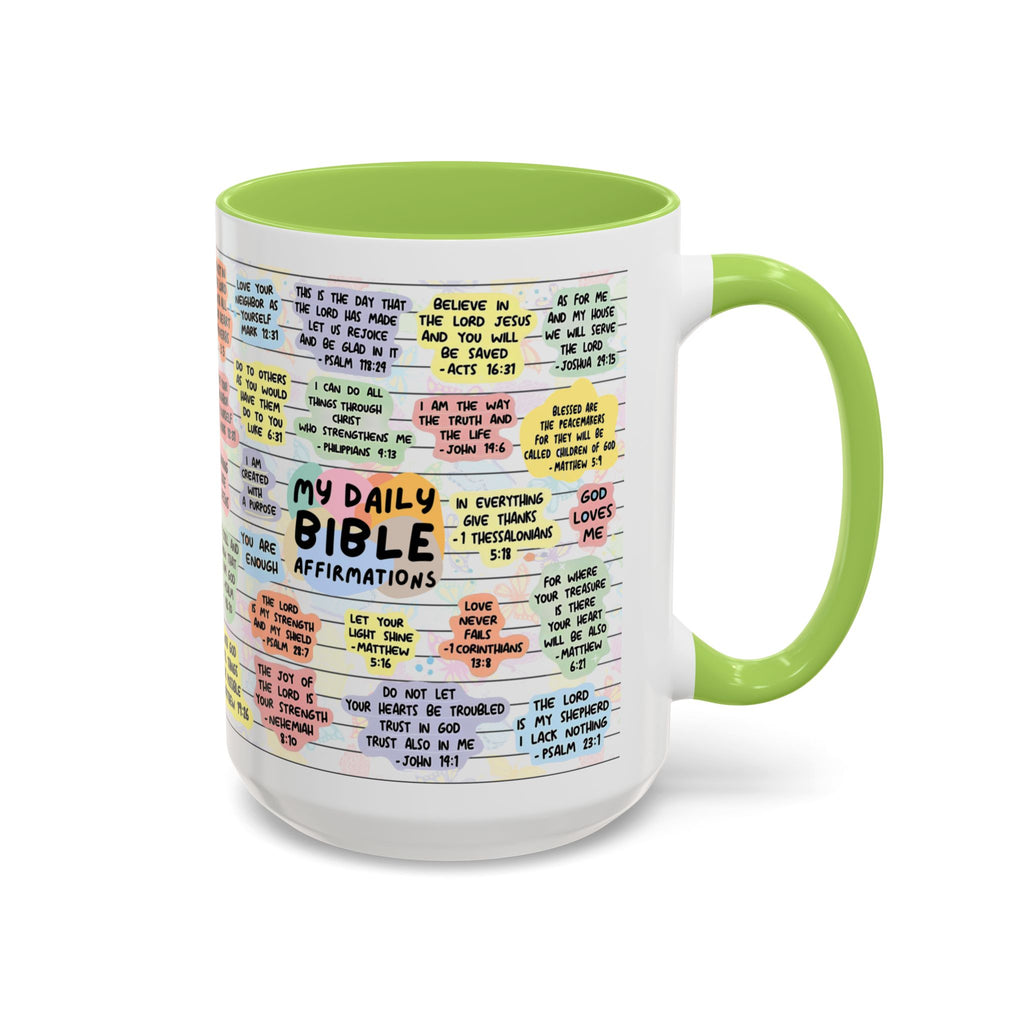My Daily Bible Affirmations Coffee Mug 15oz/11oz