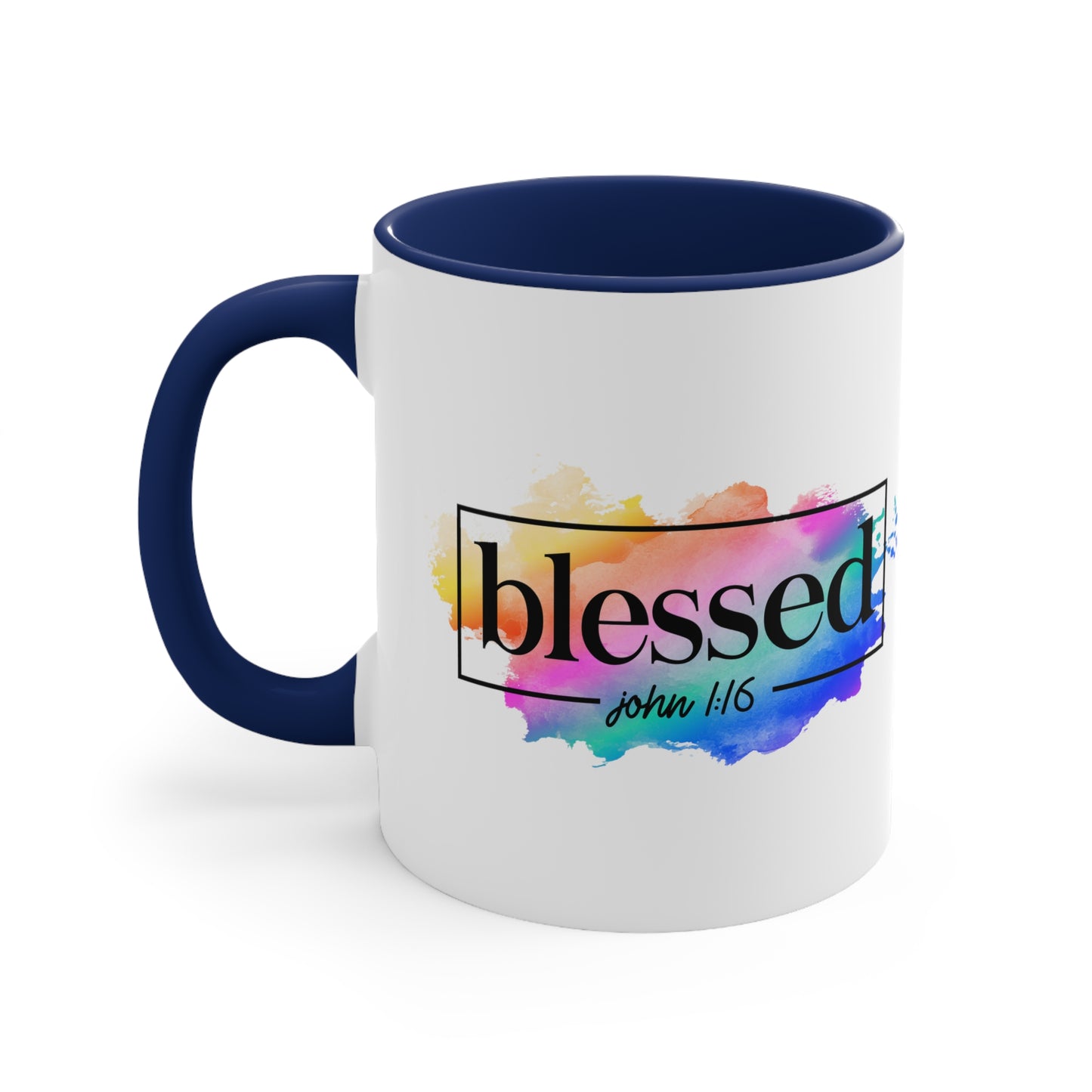 BLESSED - Accent Coffee Mug, 11oz