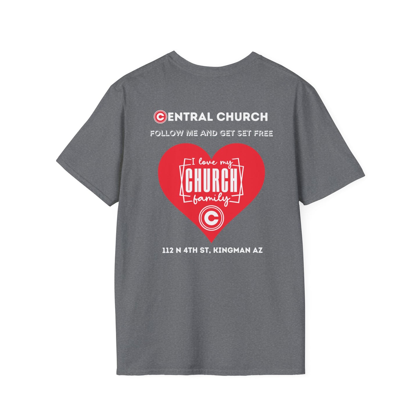 Central Church Kingman Arizona Men's and Woman's Softstyle T-Shirt