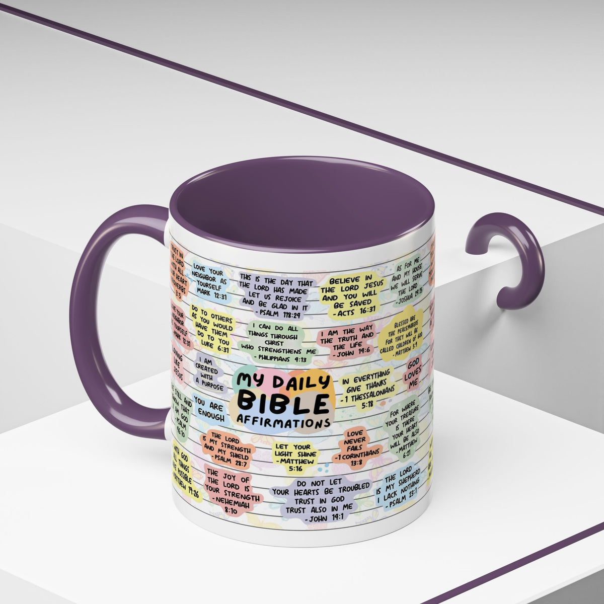 My Daily Bible Affirmations Coffee Mug 15oz/11oz