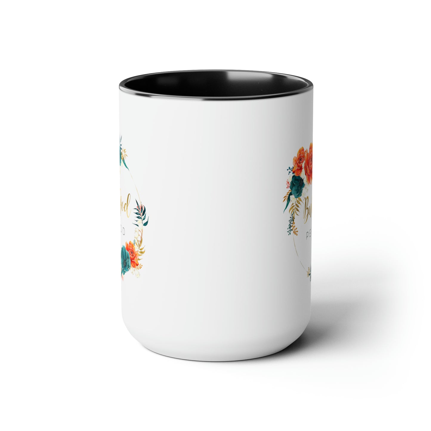 But GOD - Two-Tone Coffee Mugs, 15oz