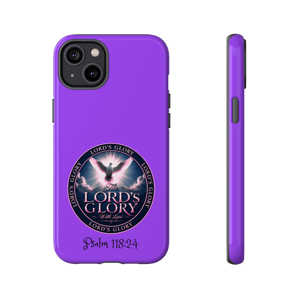 Christian Phone Case – "Lord's Glory with Lori" Dove Design Tough Case (Protective Phone Cover)