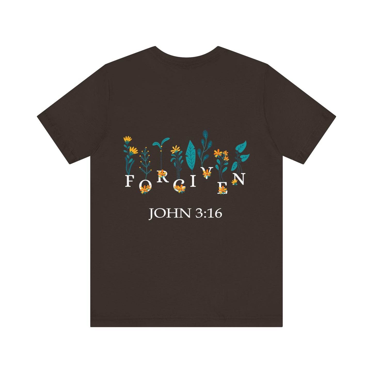 FORGIVEN JOHN 3:16 - Unisex Jersey Short Sleeve Tee