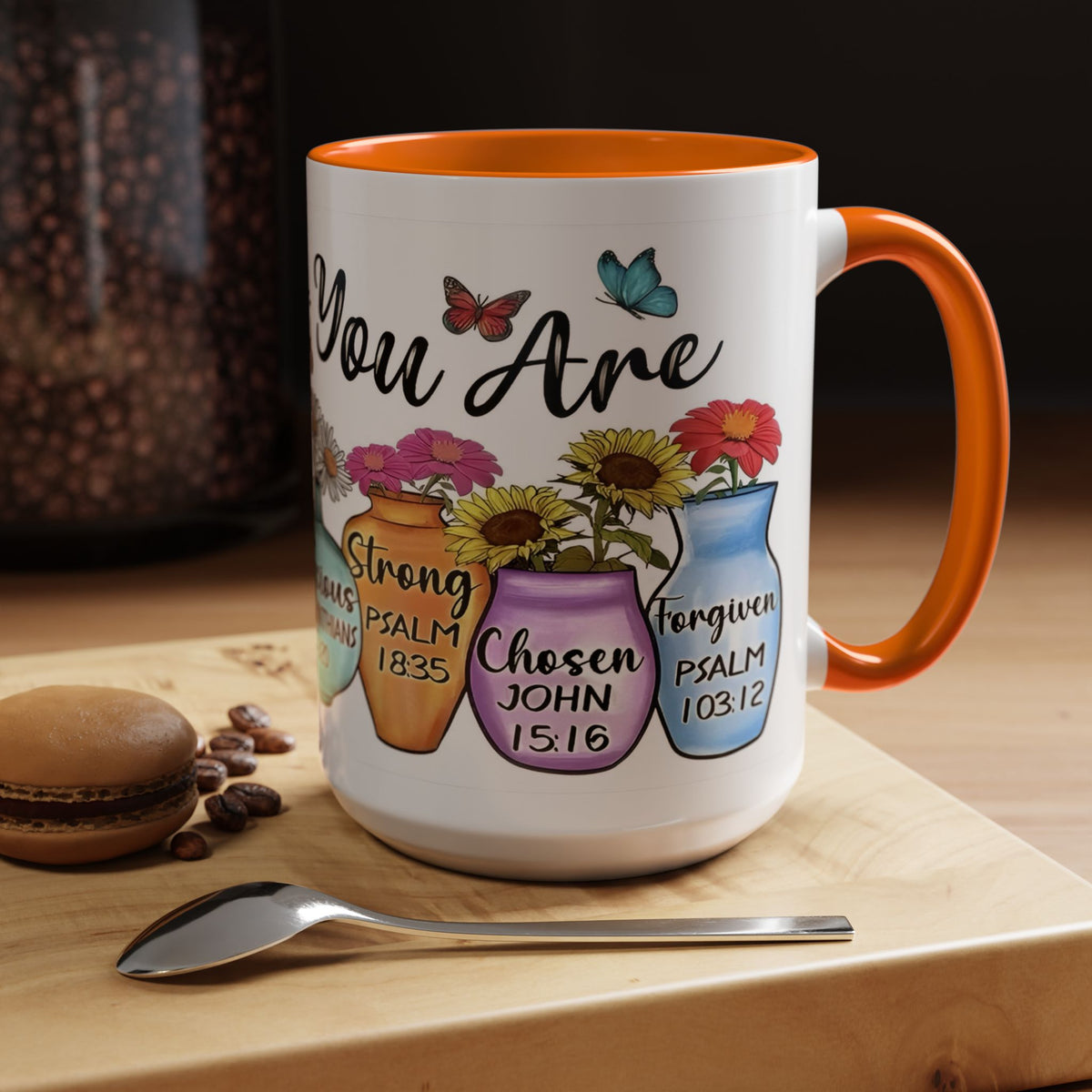 God Says You Are - You Are Loved Christian Bible Verse Coffee Mug