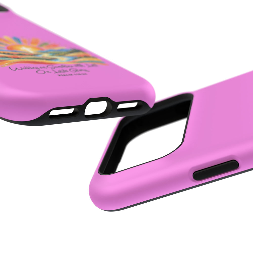 Magnetic Phone Case – “Walking on Sunshine with Lords Glory” Sunrise Design