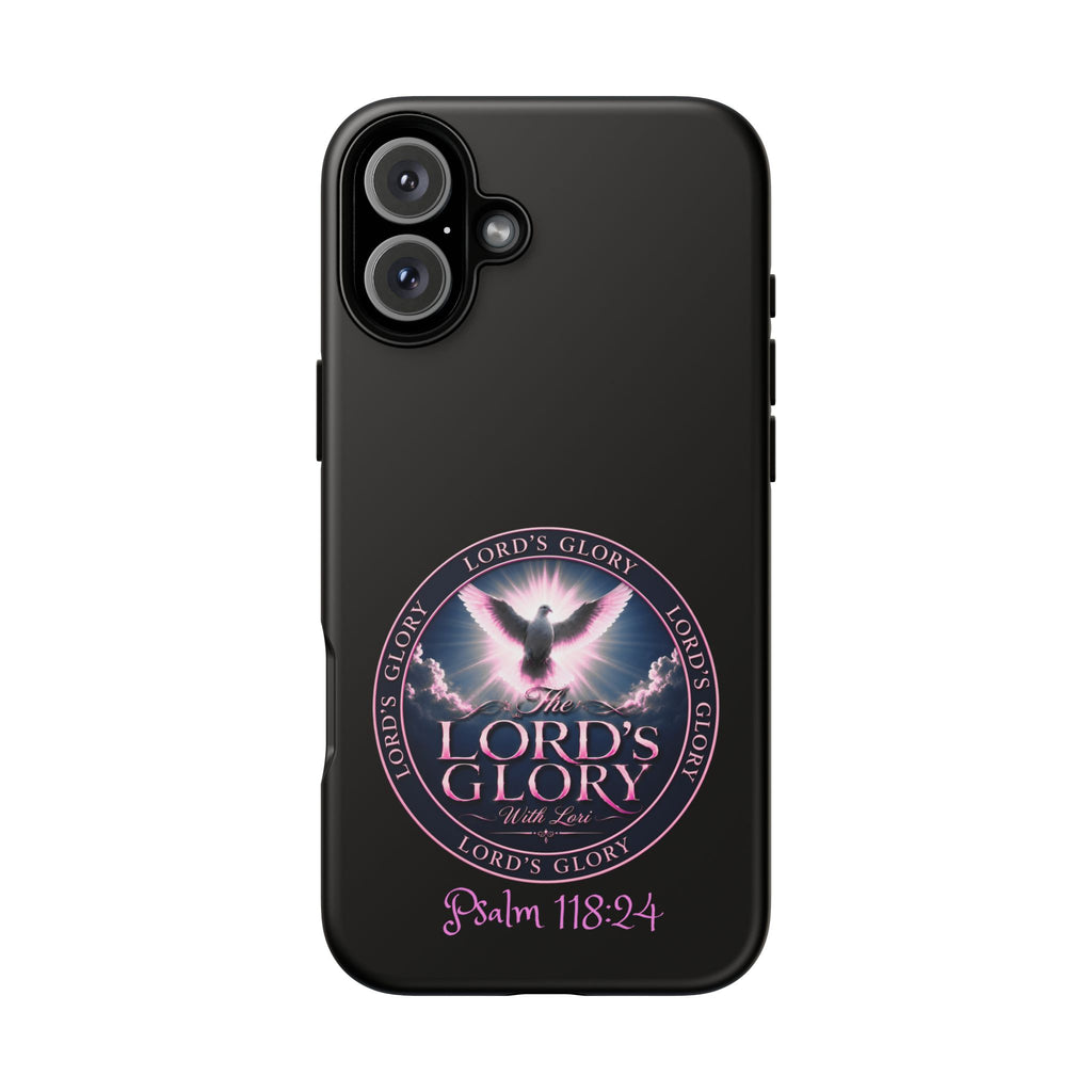 Christian Phone Case – "Lord's Glory with Lori" Dove Design Tough Case (Protective Phone Cover)