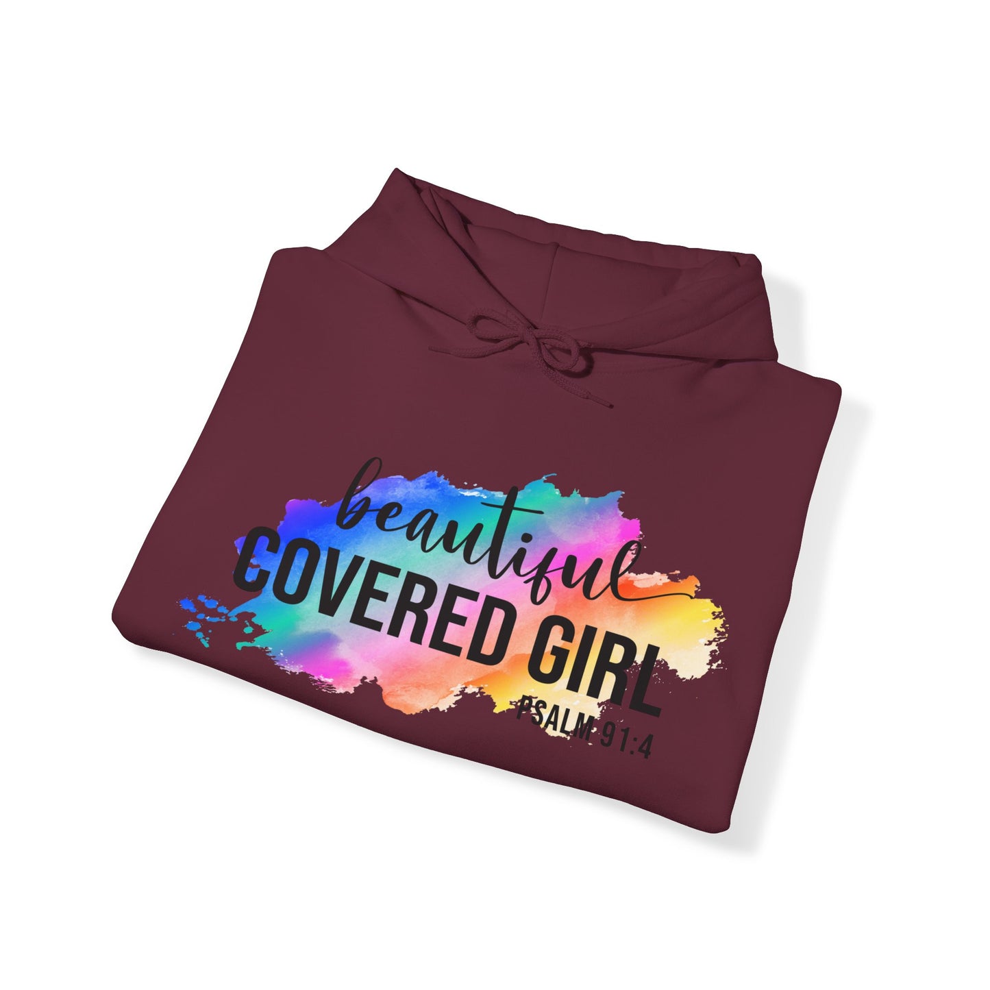 Beautiful Covered Girl - Unisex Heavy Blend Hooded Sweatshirt