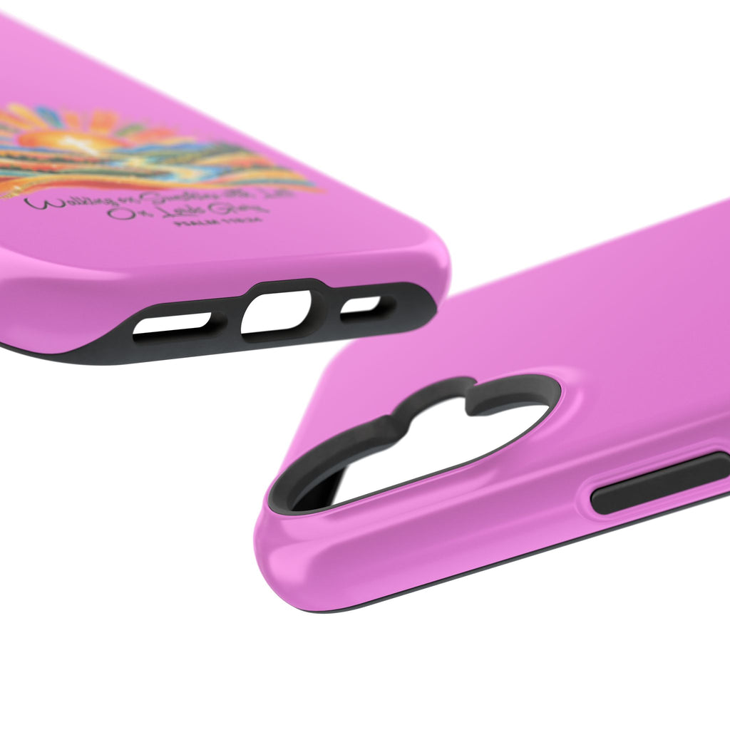 Magnetic Phone Case – “Walking on Sunshine with Lords Glory” Sunrise Design