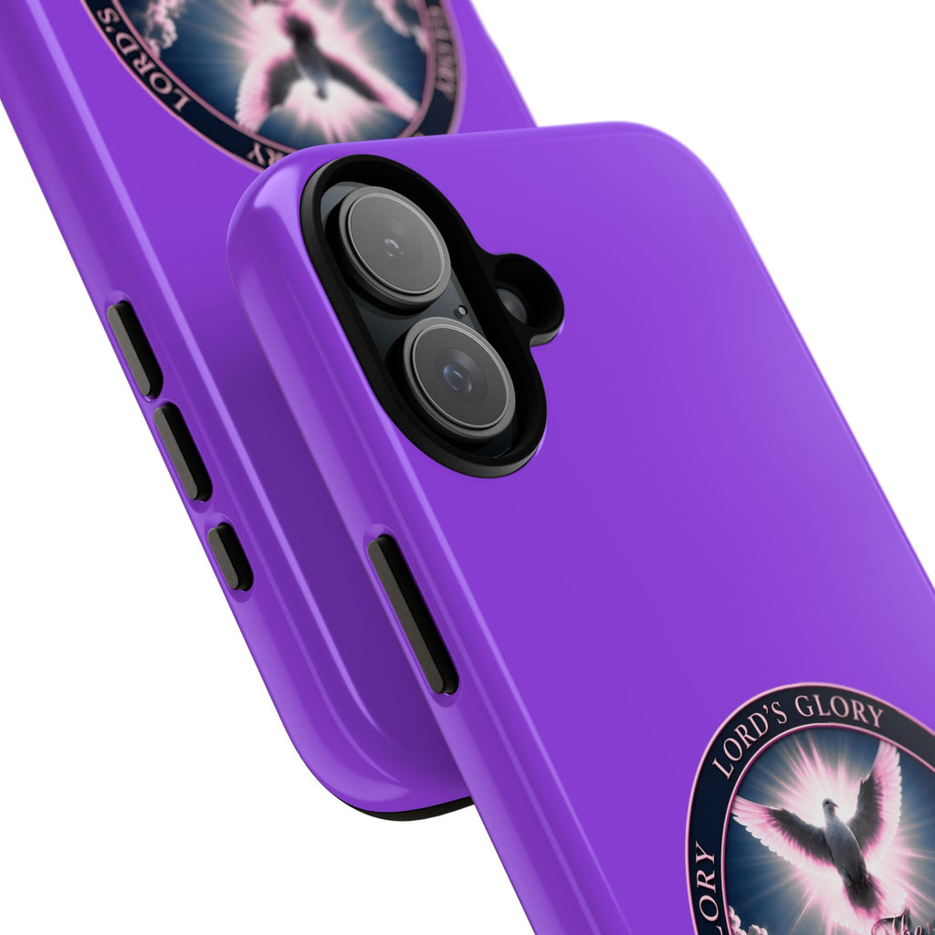 Christian Phone Case – "Lord's Glory with Lori" Dove Design Tough Case (Protective Phone Cover)