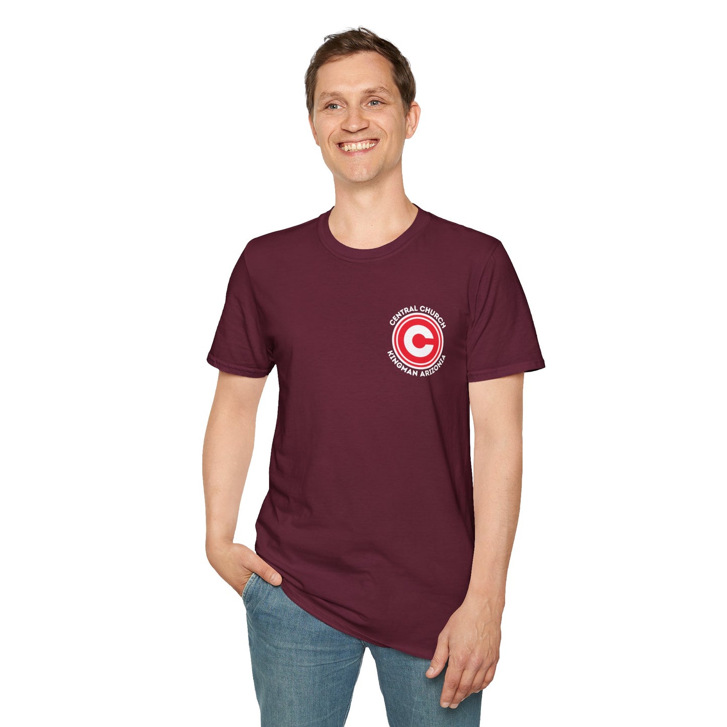 Central Church Kingman Arizona Men's and Woman's Softstyle T-Shirt